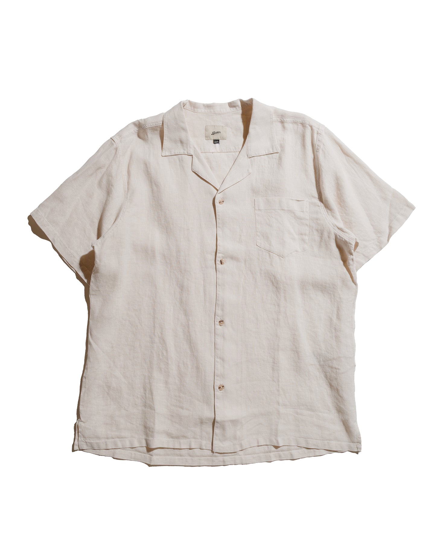 lost & found Bather Bather Pearl Linen Camp Shirt