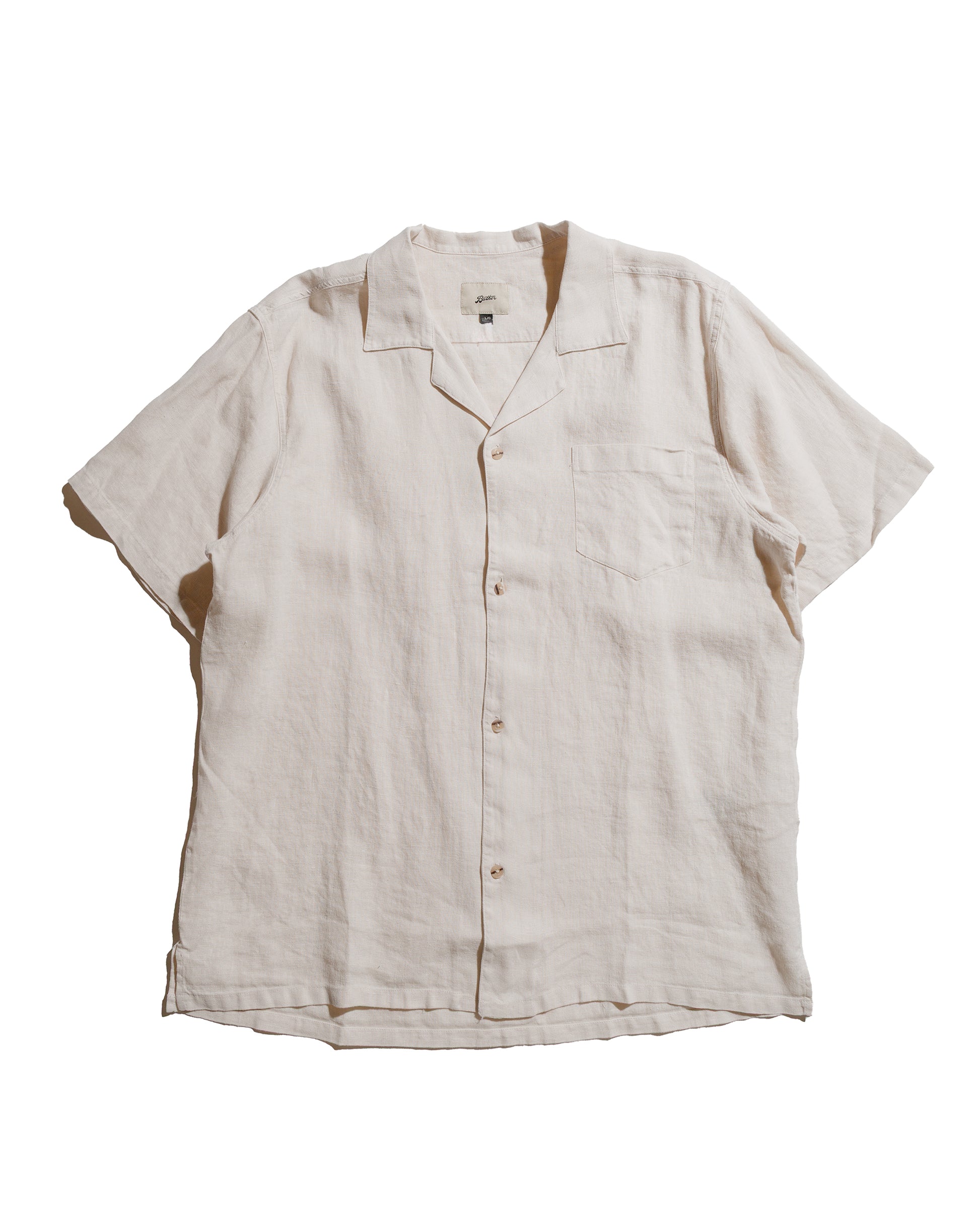 lost & found Bather Bather Pearl Linen Camp Shirt