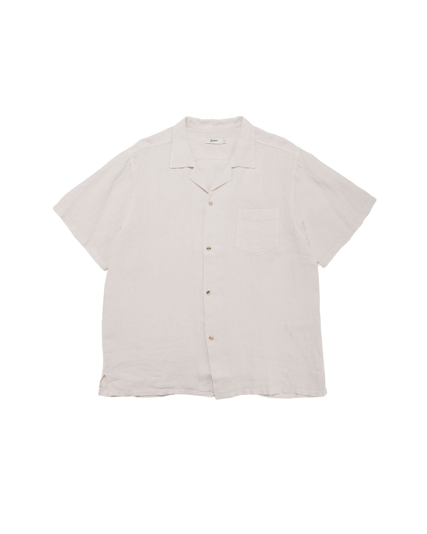 lost & found Bather Bather Pearl Linen Camp Shirt