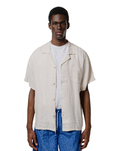 lost & found Bather Bather Pearl Linen Camp Shirt