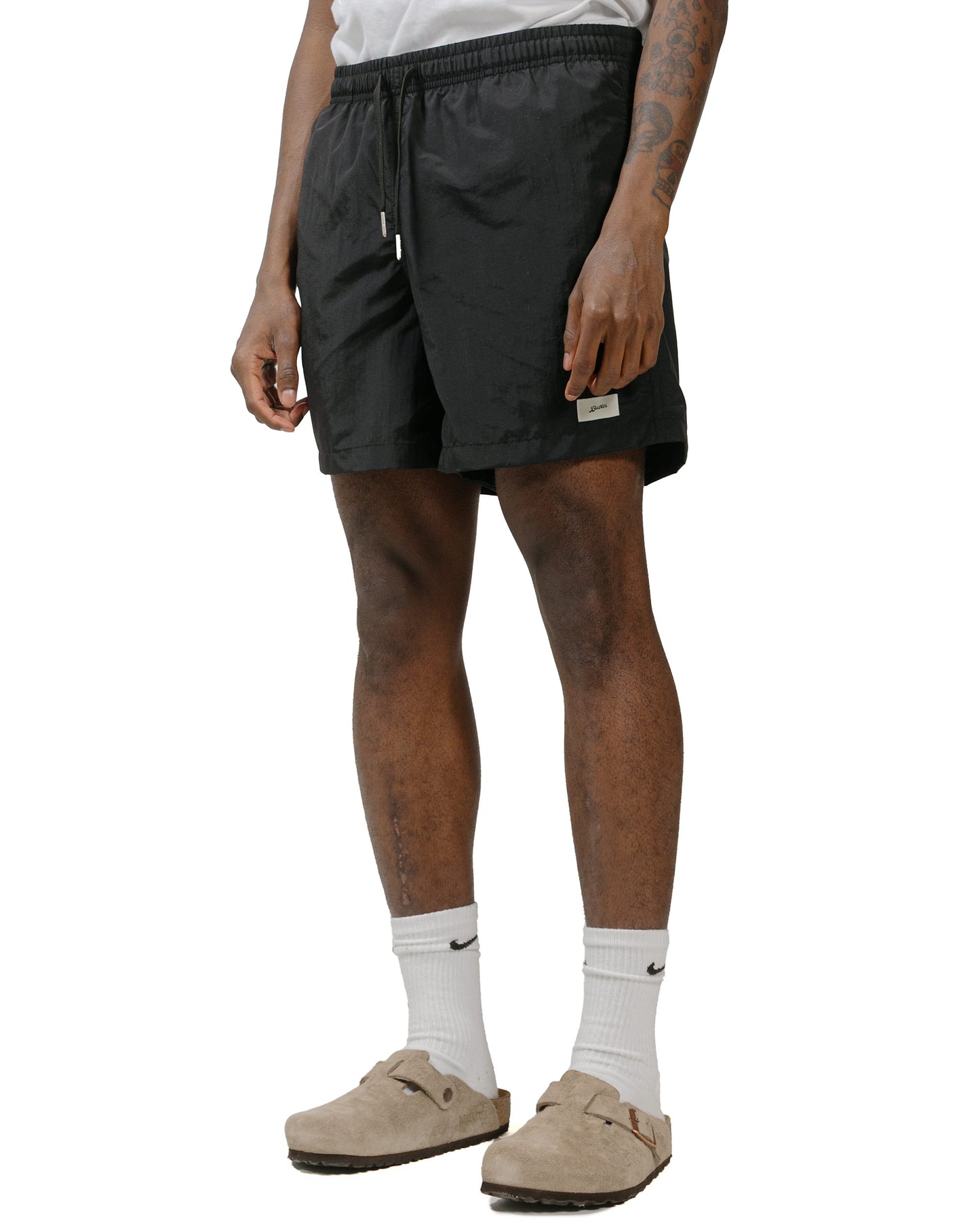 lost & found Bather Bather Solid Black Swim Trunk