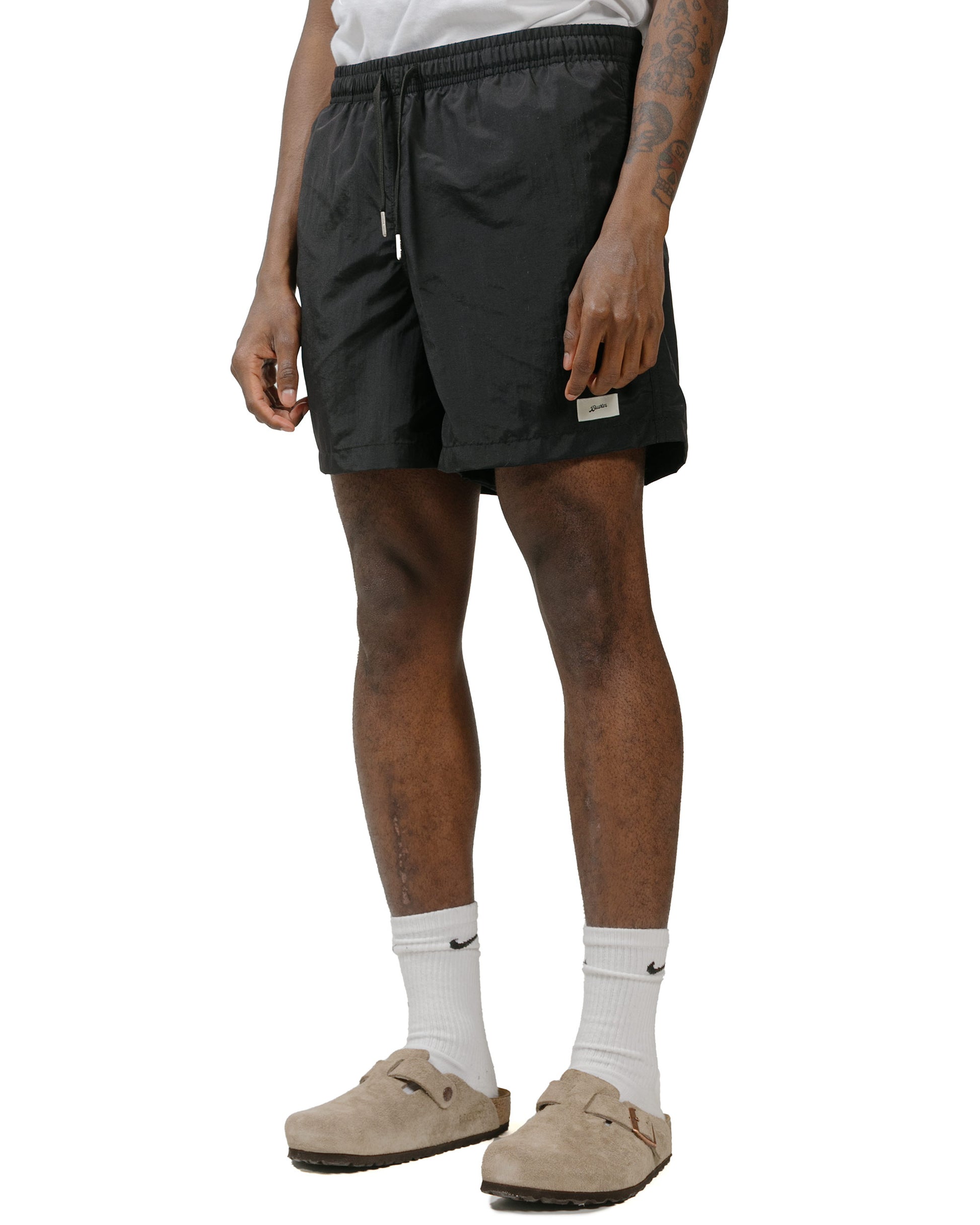 lost & found Bather Bather Solid Black Swim Trunk