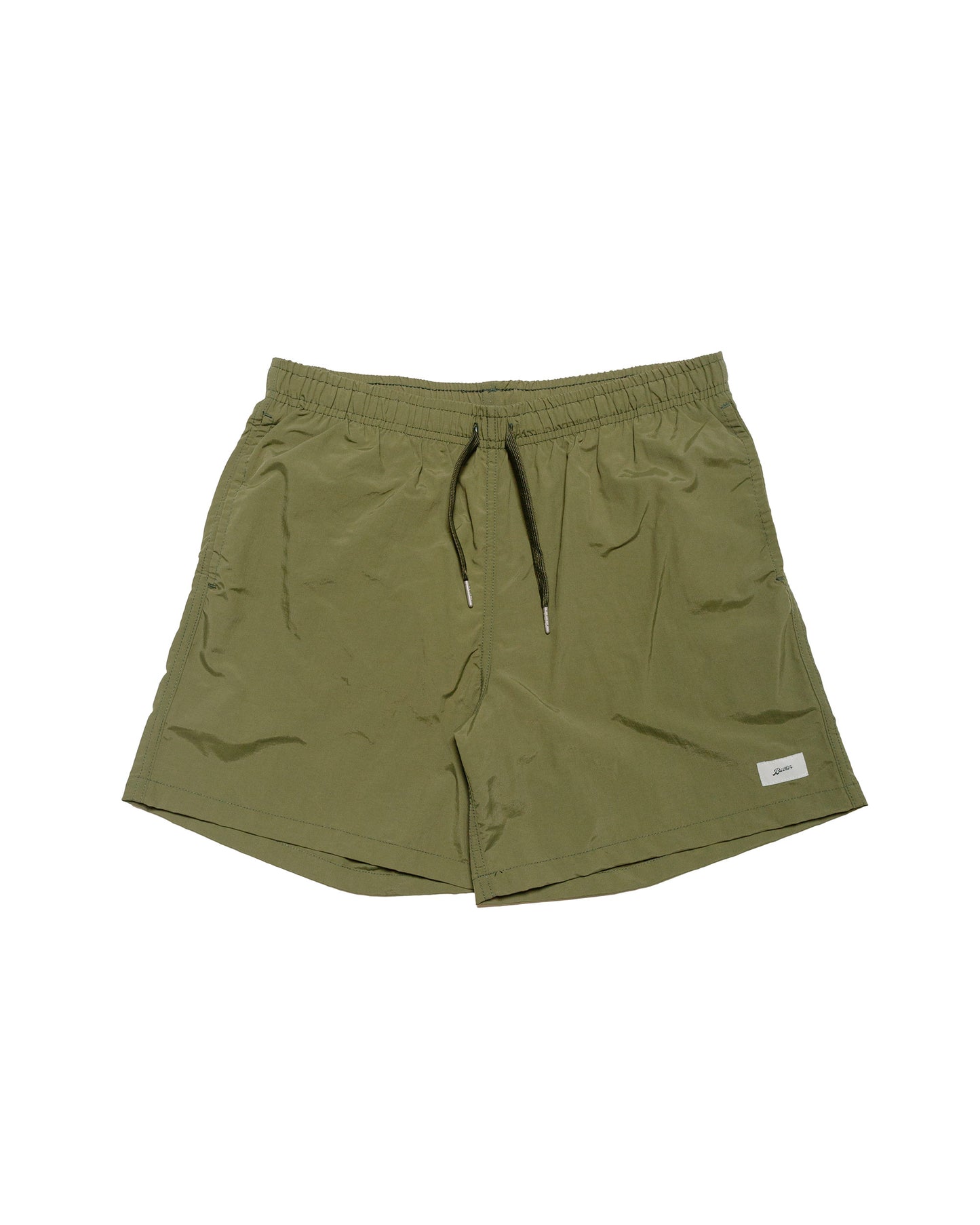 lost & found Bather Bather Solid Olive Swim Trunk