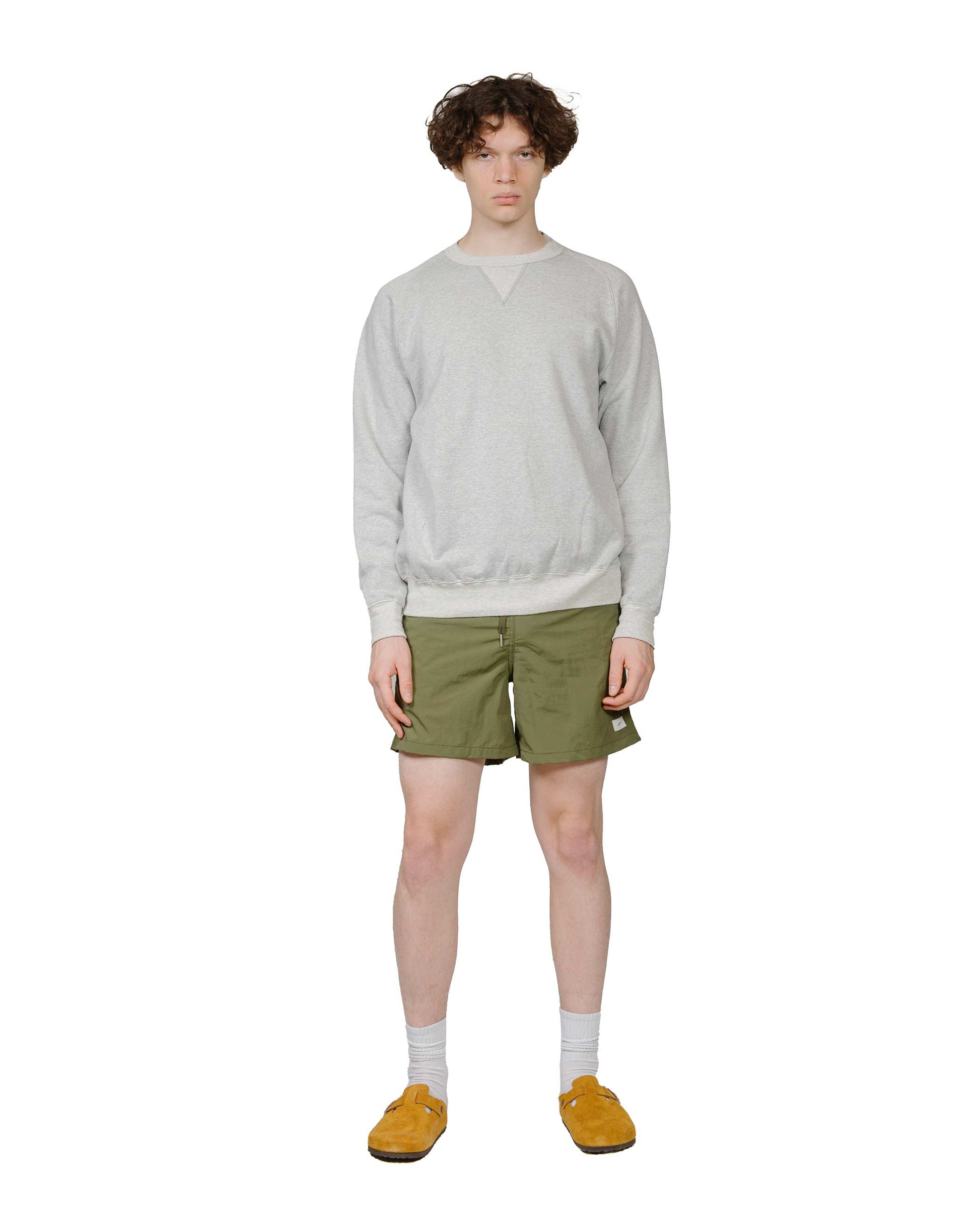 lost & found Bather Bather Solid Olive Swim Trunk