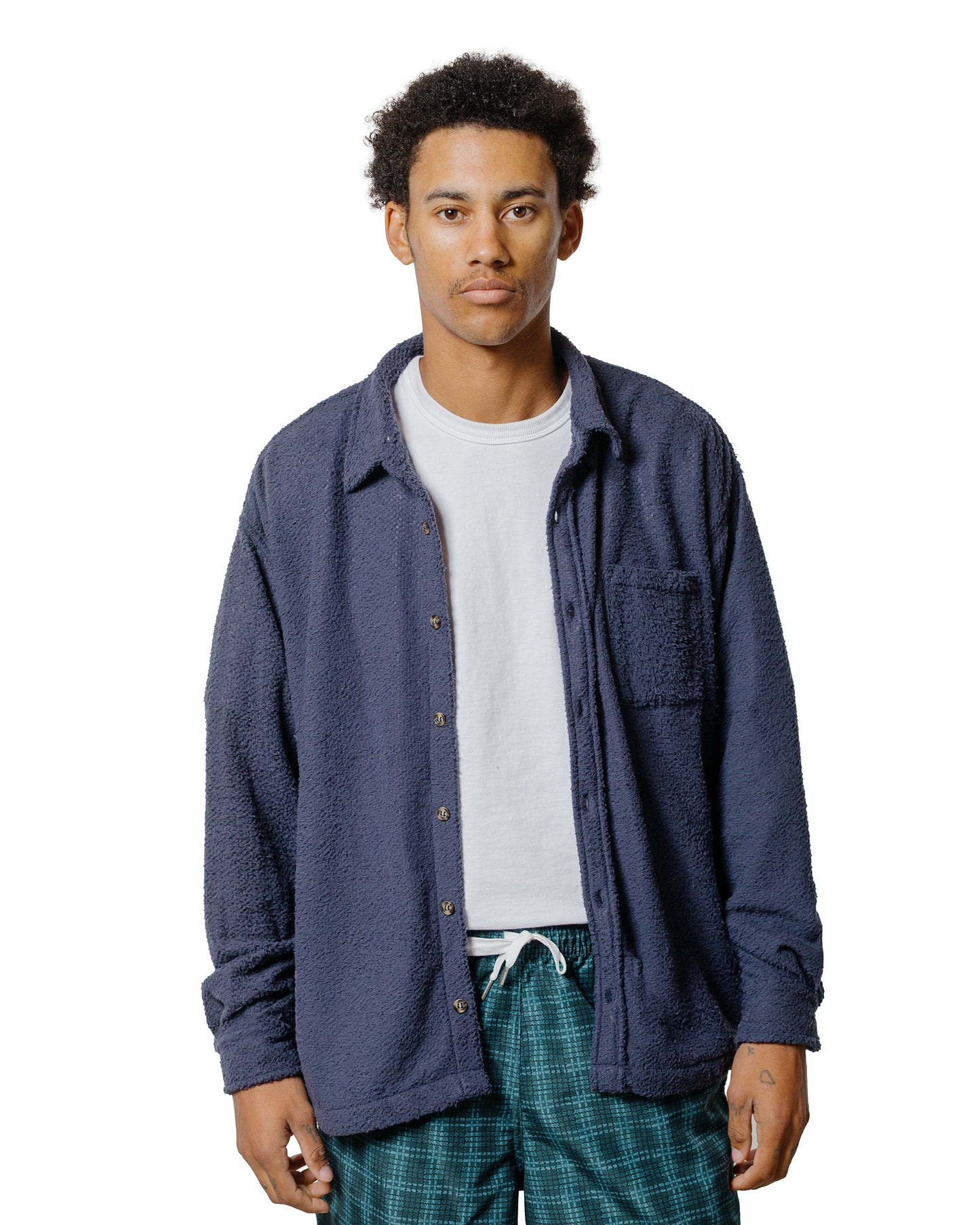 lost & found Bather Bather Whale Shaggy Leisure Shirt