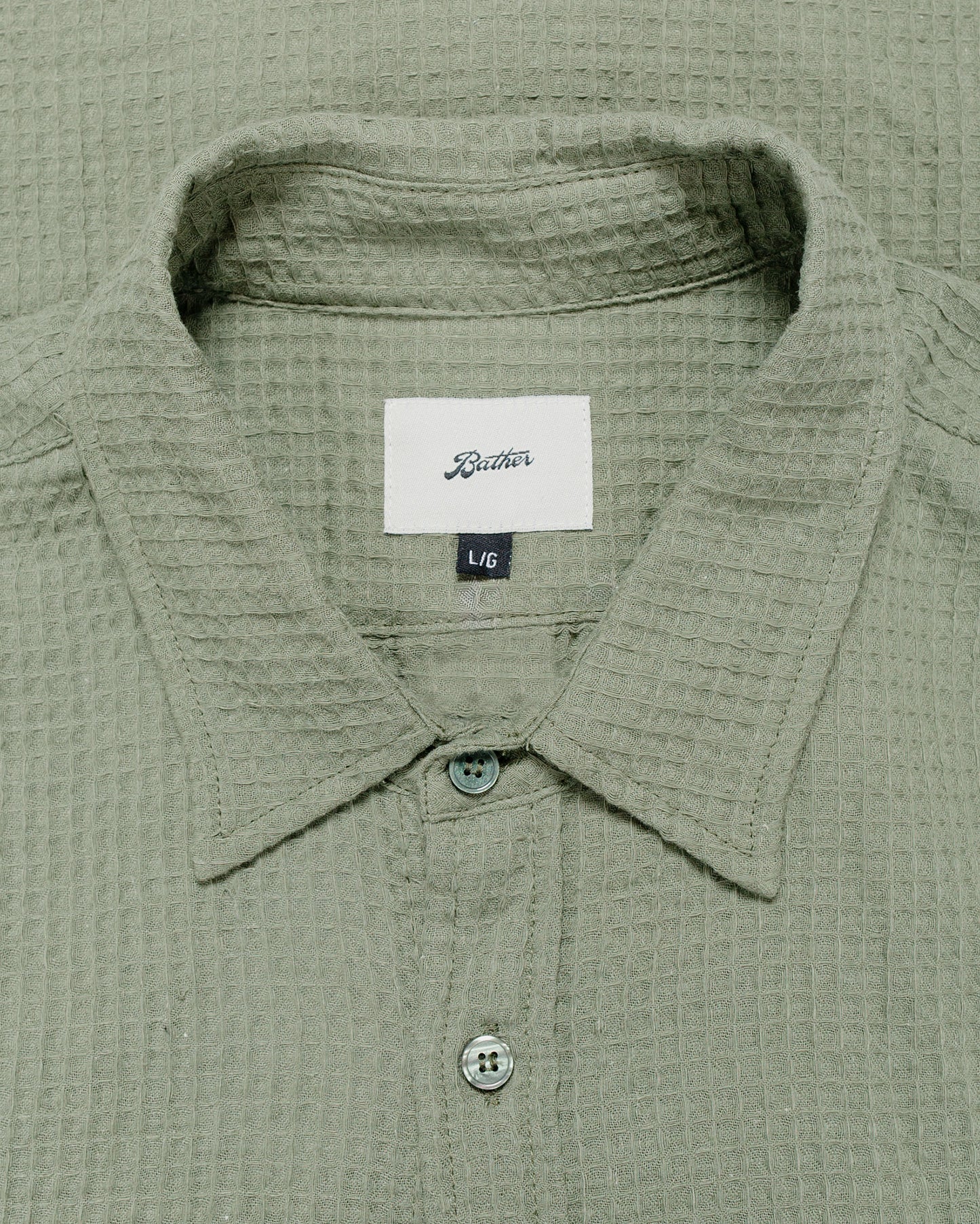 lost & found Bather Bather Artichoke Waffle Leisure Shirt