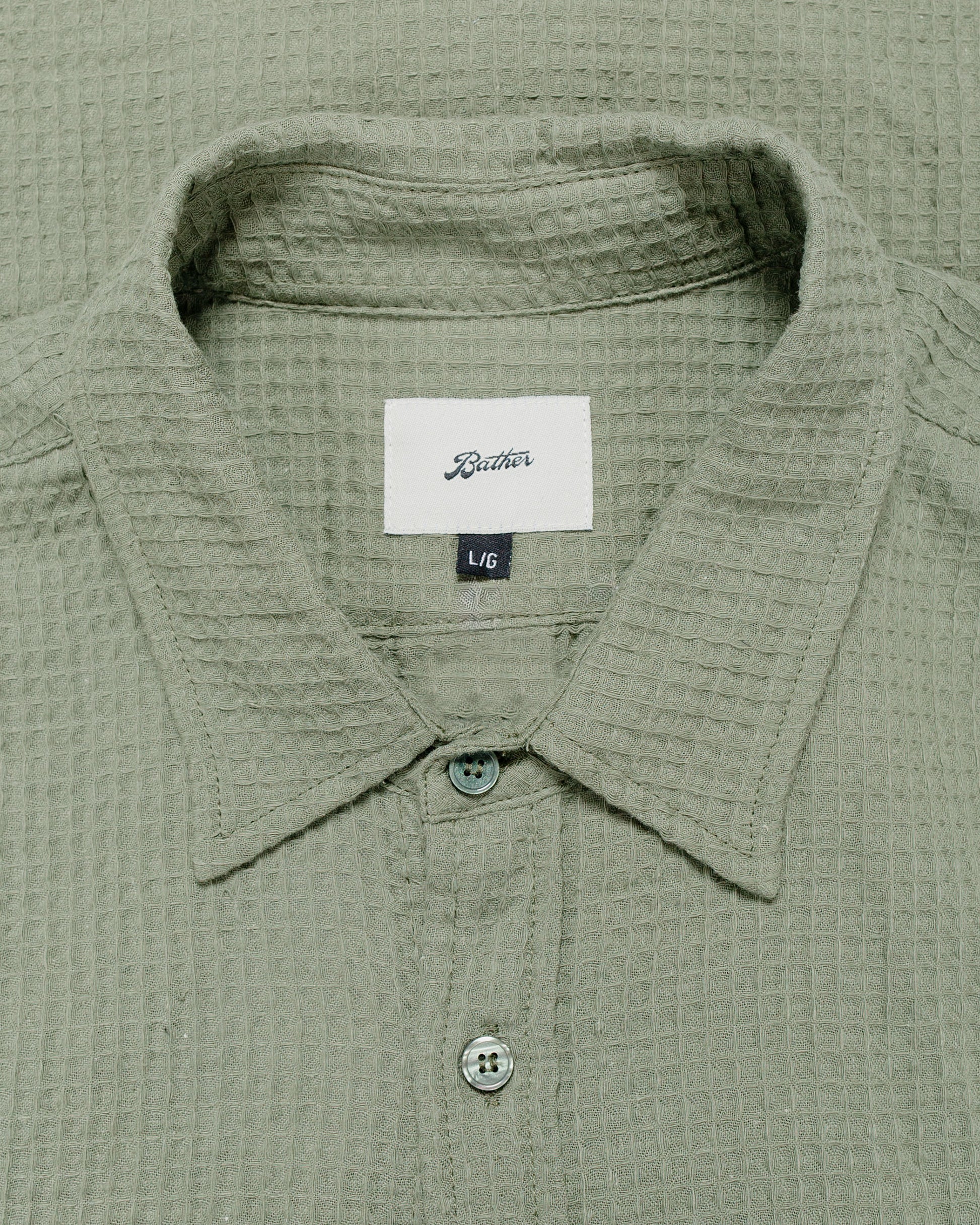 lost & found Bather Bather Artichoke Waffle Leisure Shirt