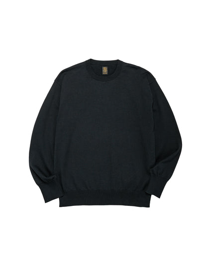 lost & found Batoner Batoner Caribbean Sea Island Cotton Crew Neck Black