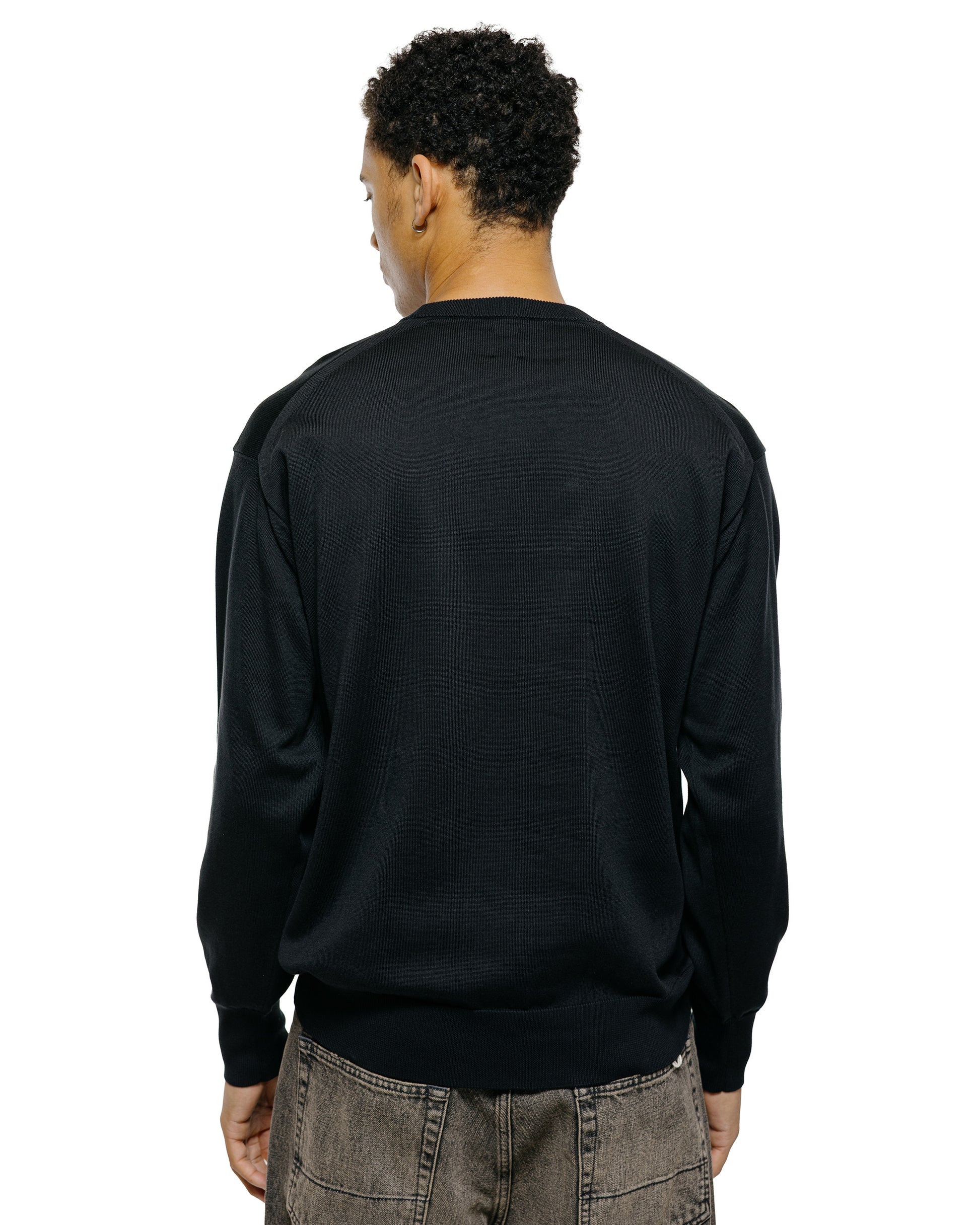 lost & found Batoner Batoner Caribbean Sea Island Cotton Crew Neck Black