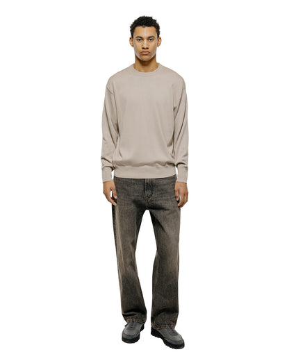 lost & found Batoner Batoner Caribbean Sea Island Cotton Crew Neck Greige
