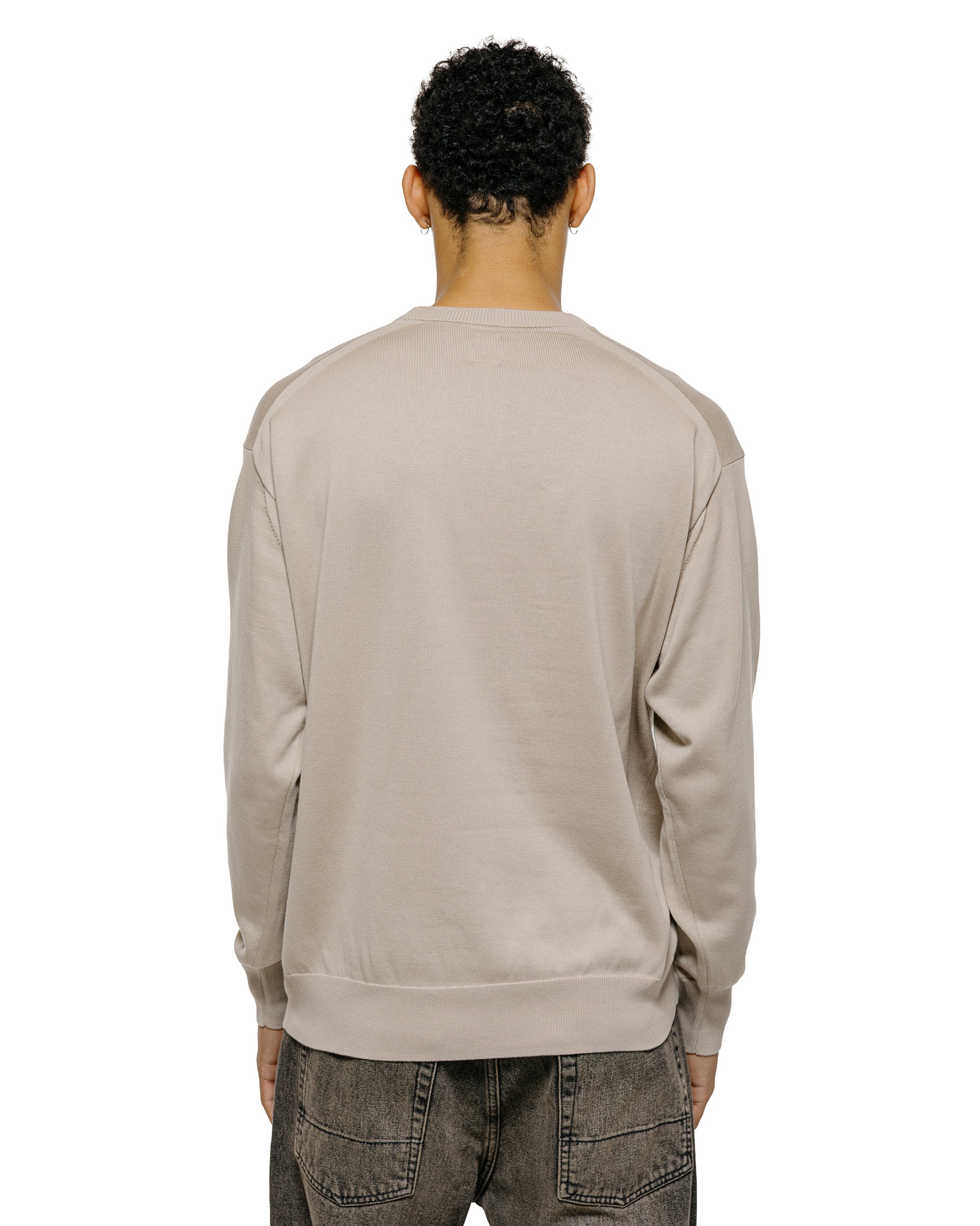 lost & found Batoner Batoner Caribbean Sea Island Cotton Crew Neck Greige