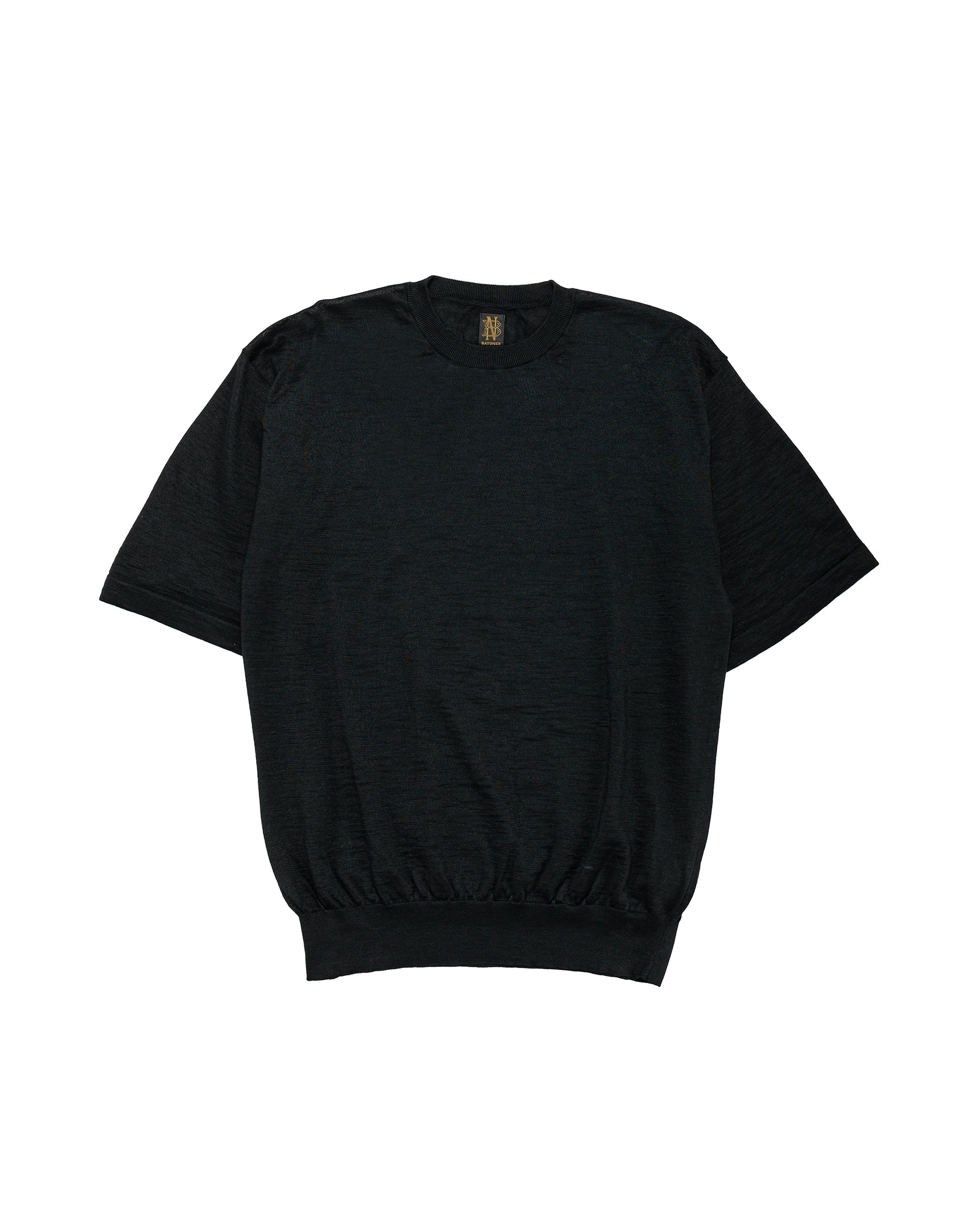 lost & found Batoner Batoner Choma Crew Neck S/S Black