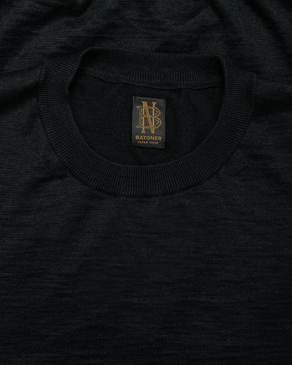 lost & found Batoner Batoner Choma Crew Neck S/S Black