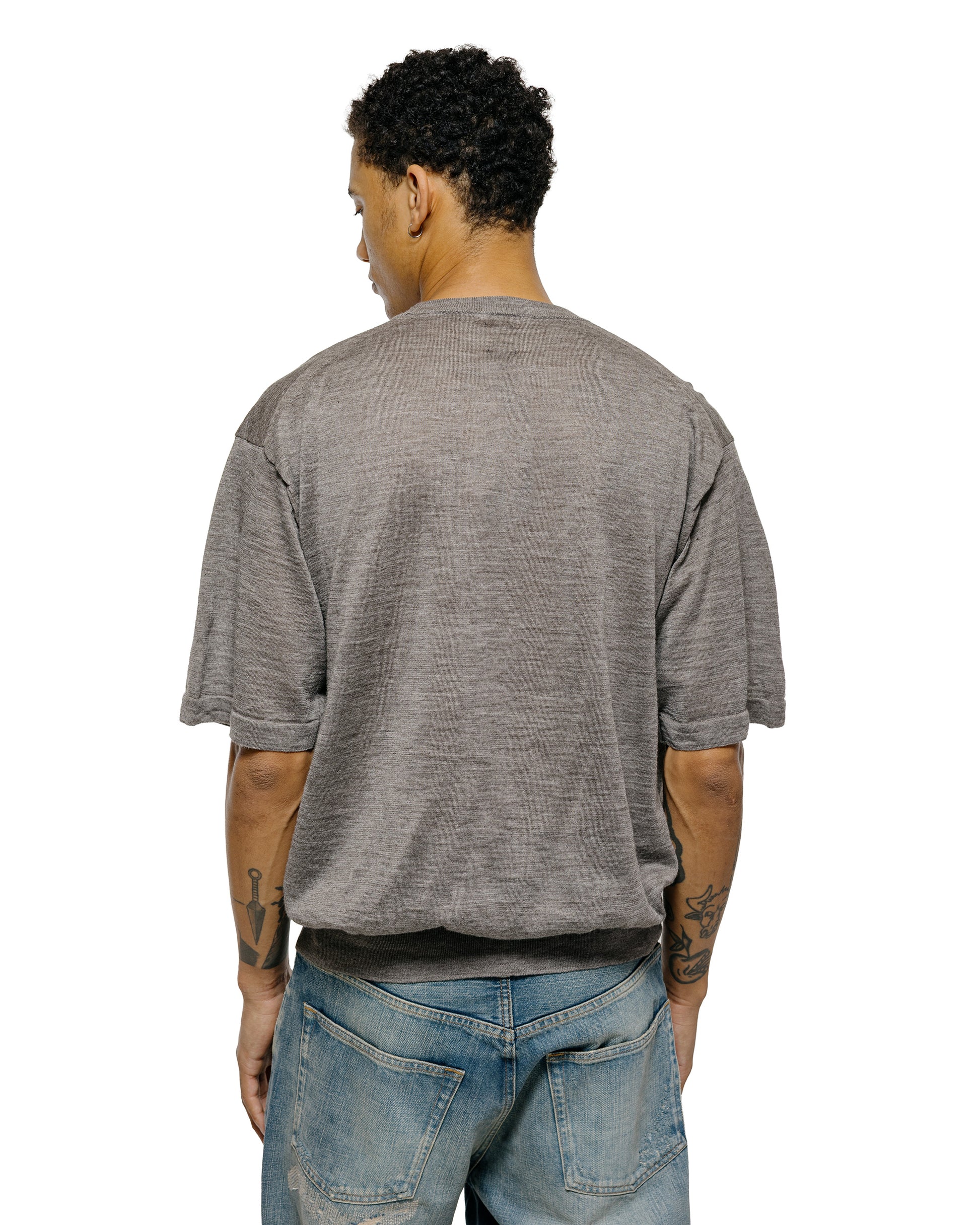 lost & found Batoner Batoner Choma Crew Neck S/S Greige
