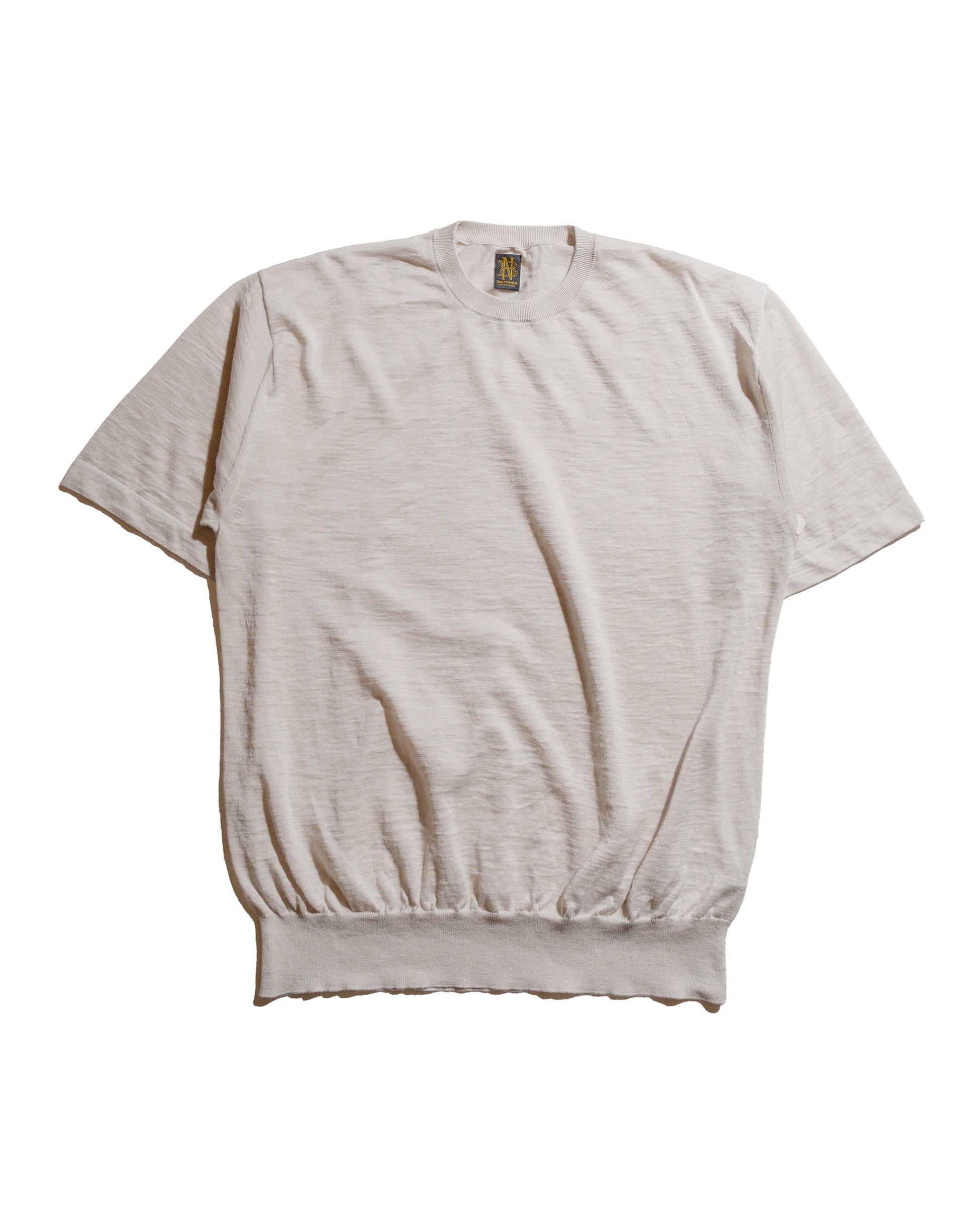 lost & found Batoner Batoner Choma Crew Neck S/S Ivory