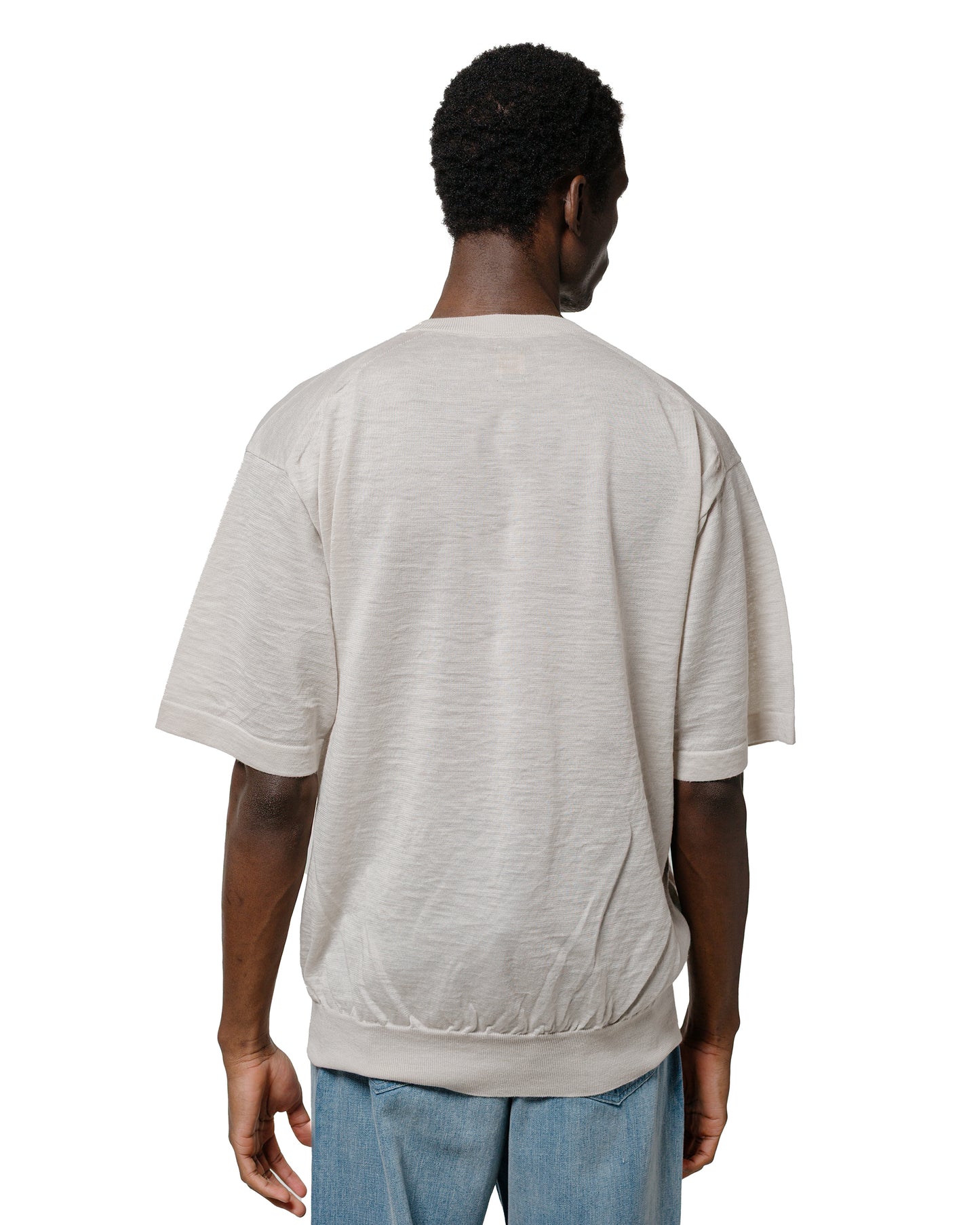lost & found Batoner Batoner Choma Crew Neck S/S Ivory