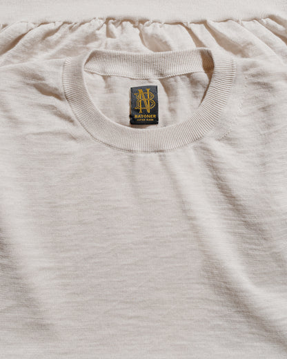 lost & found Batoner Batoner Choma Crew Neck S/S Ivory