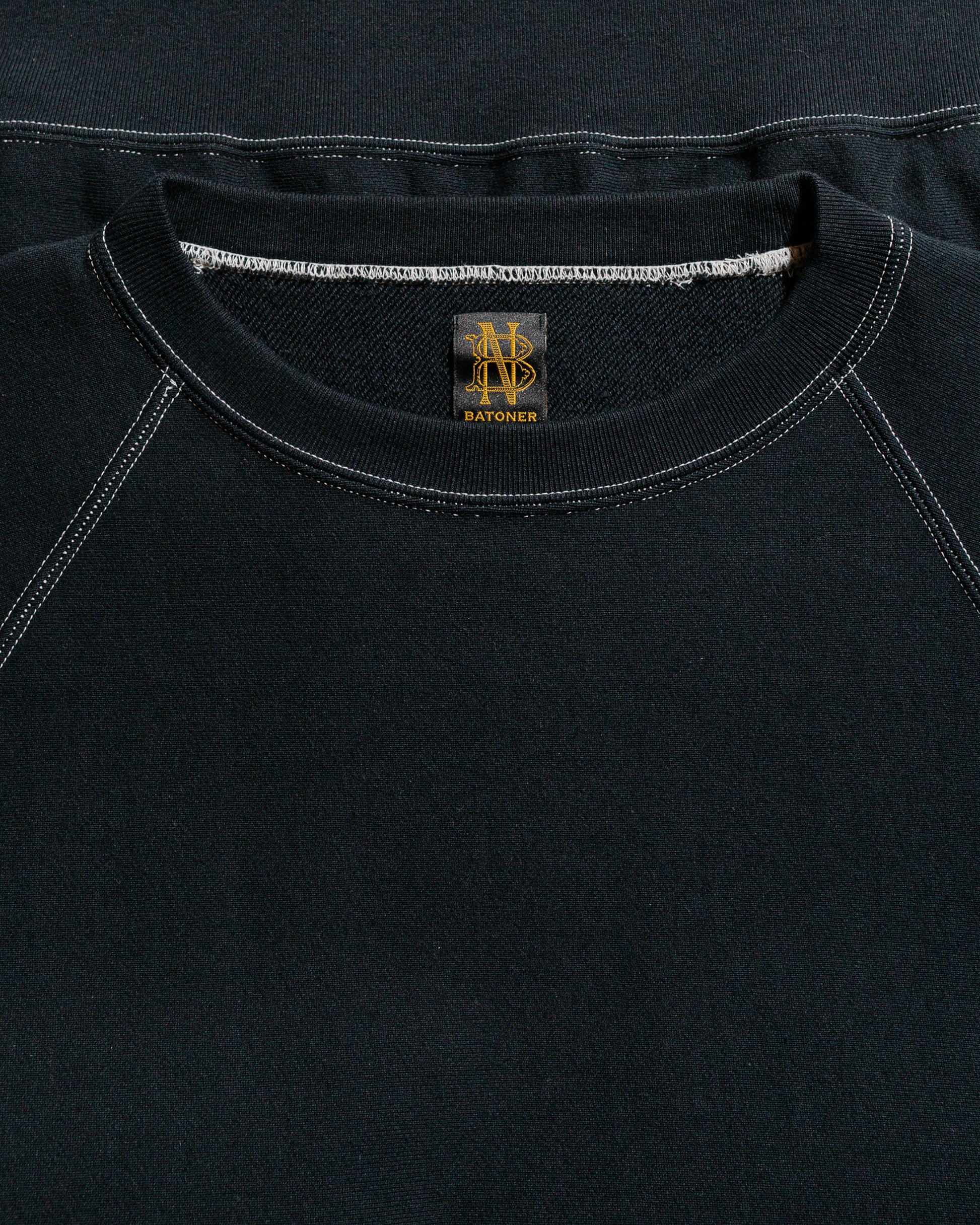 lost & found Batoner Batoner Jumberca Urake Crew Neck Black/White