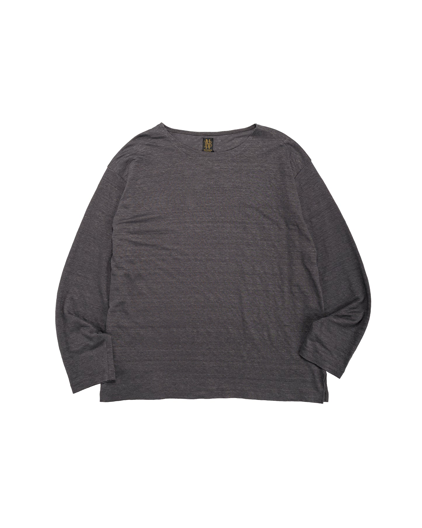 lost & found Batoner Batoner Normandy Linen Basque Shirt Gray