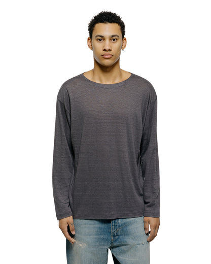 lost & found Batoner Batoner Normandy Linen Basque Shirt Gray