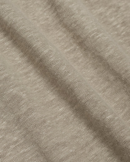 lost & found Batoner Batoner Normandy Linen Basque Shirt Taupe
