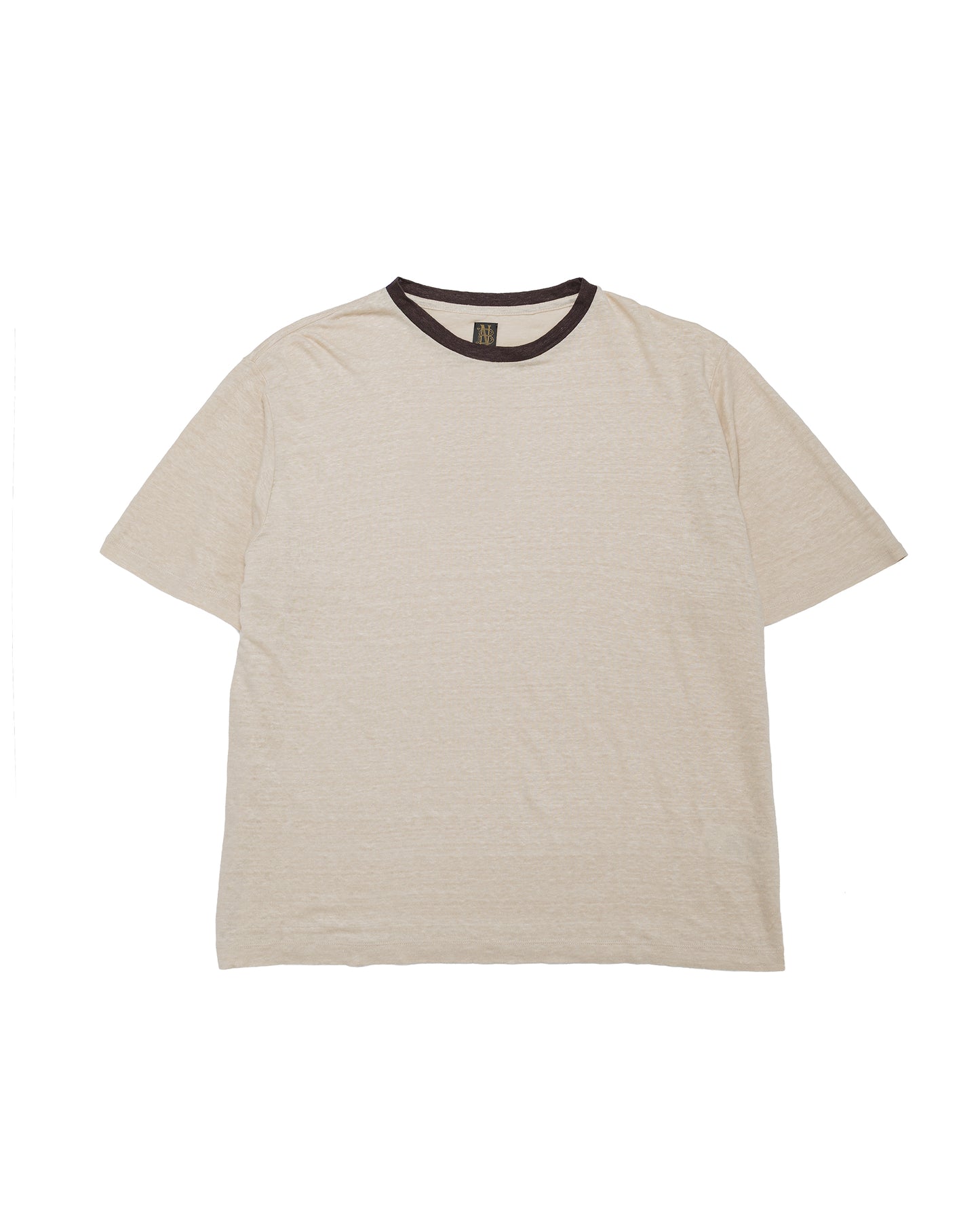 lost & found Batoner Batoner Normandy Linen T-Shirt Beige/Brown