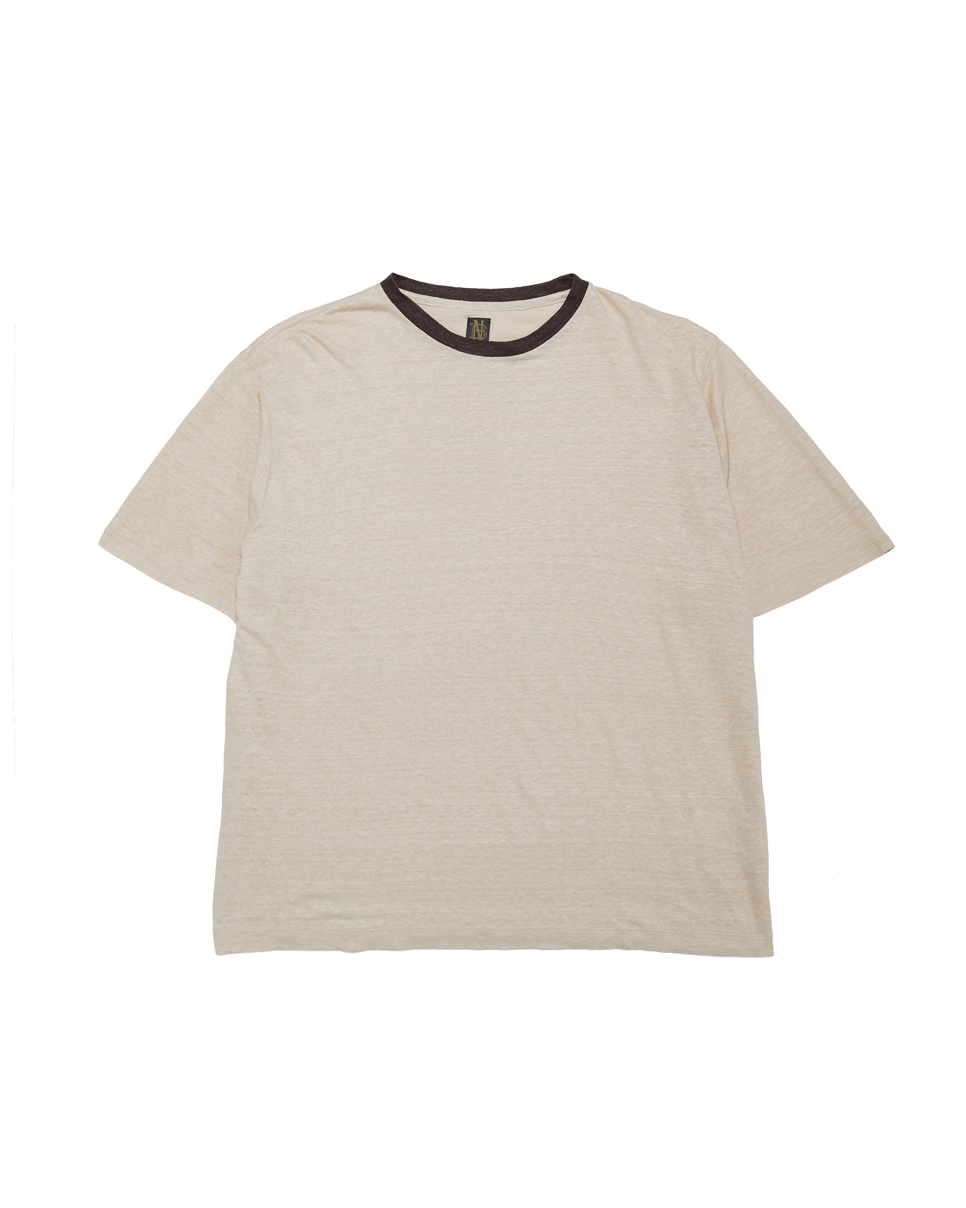 lost & found Batoner Batoner Normandy Linen T-Shirt Beige/Brown