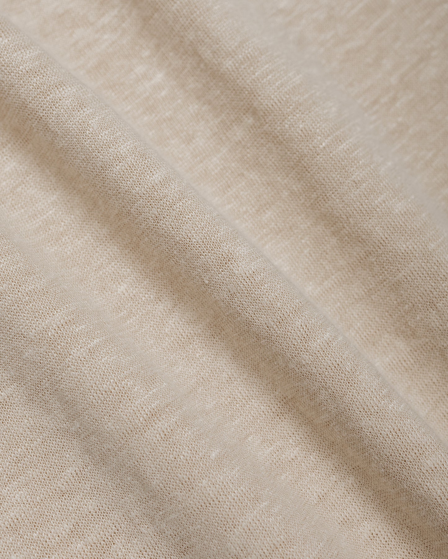 lost & found Batoner Batoner Normandy Linen T-Shirt Beige/Brown