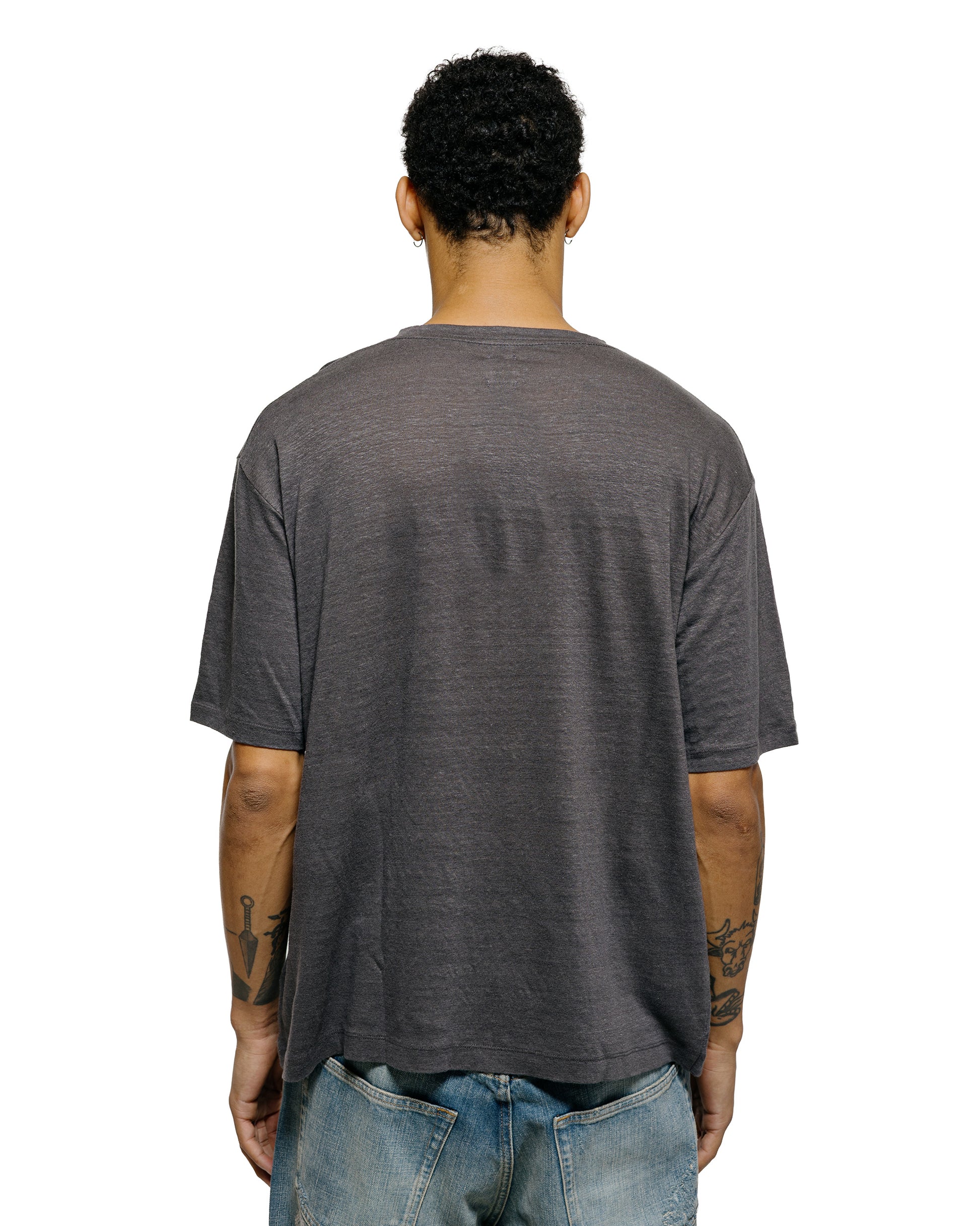 lost & found Batoner Batoner Normandy Linen T-Shirt Gray