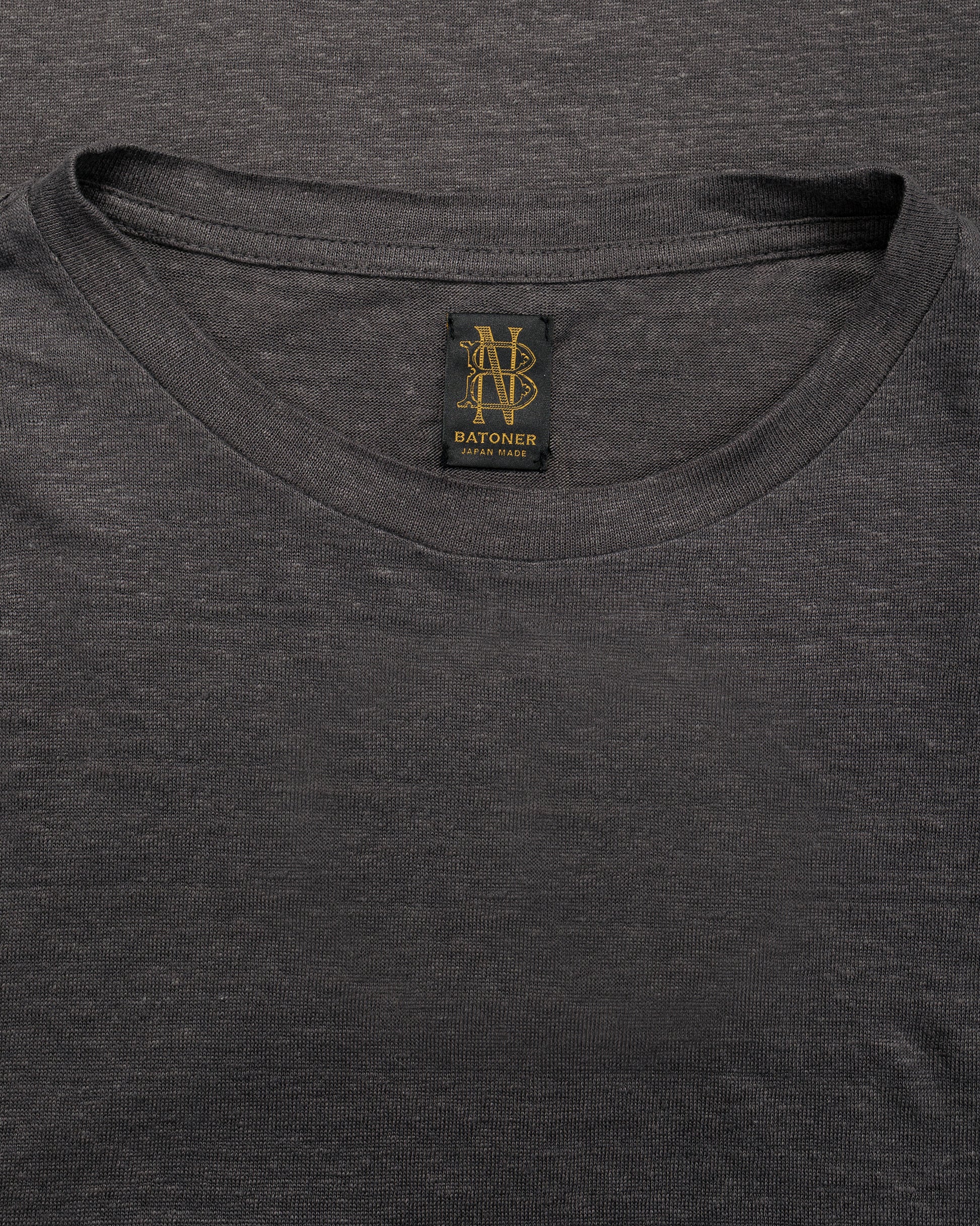 lost & found Batoner Batoner Normandy Linen T-Shirt Gray