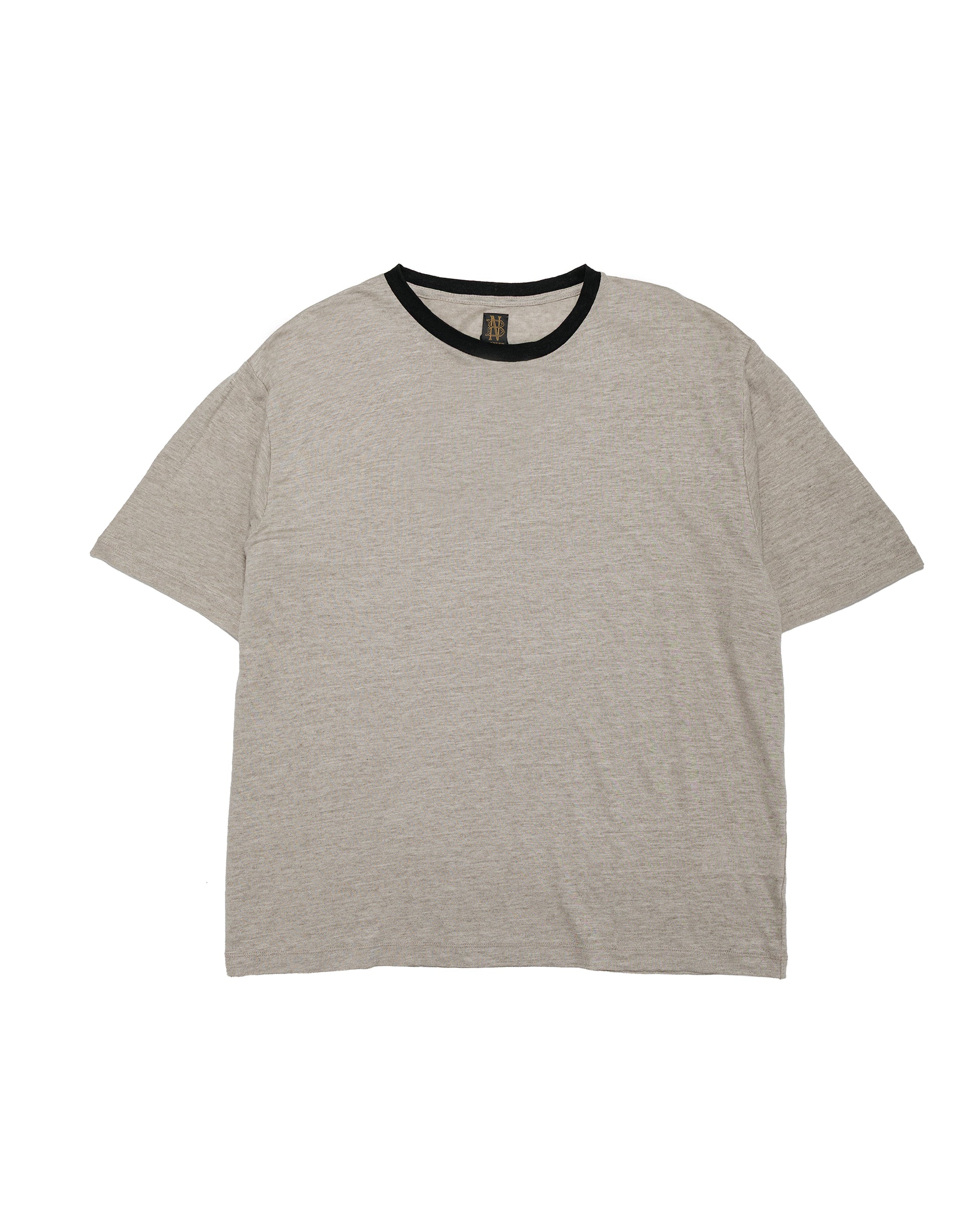 lost & found Batoner Batoner Normandy Linen T-Shirt Natural/Black