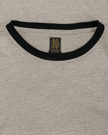 lost & found Batoner Batoner Normandy Linen T-Shirt Natural/Black