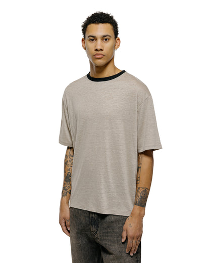 lost & found Batoner Batoner Normandy Linen T-Shirt Natural/Black