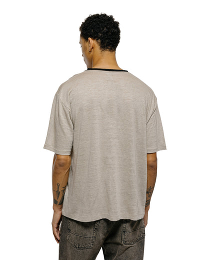 lost & found Batoner Batoner Normandy Linen T-Shirt Natural/Black