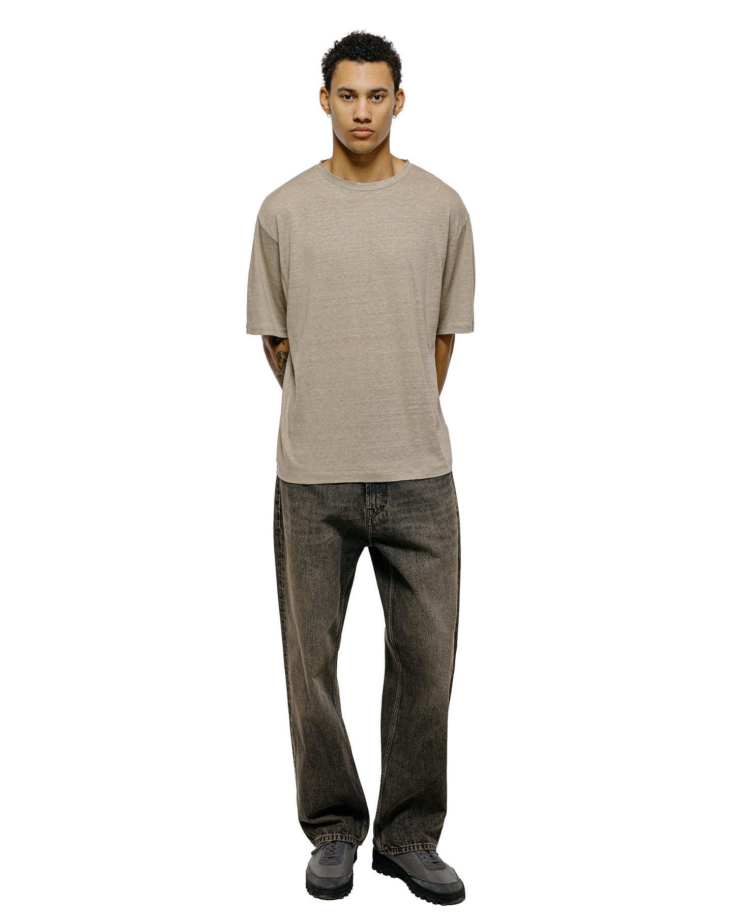 lost & found Batoner Batoner Normandy Linen T-Shirt Taupe