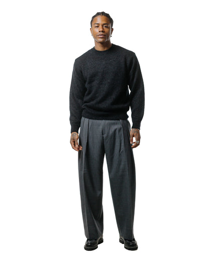 lost & found Batoner Batoner Pure Mohair Crew Neck Black