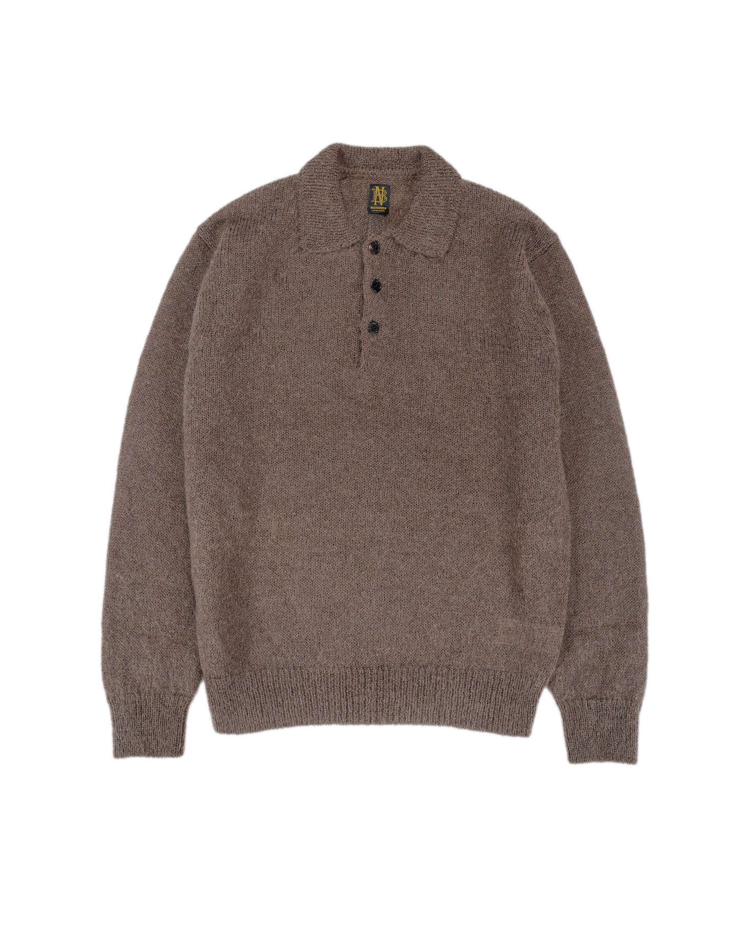 lost & found Batoner Batoner Pure Mohair Polo Olive