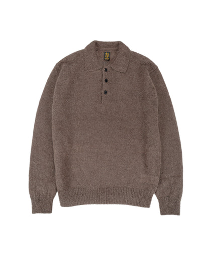 lost & found Batoner Batoner Pure Mohair Polo Olive