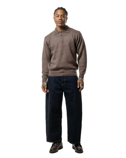 lost & found Batoner Batoner Pure Mohair Polo Olive