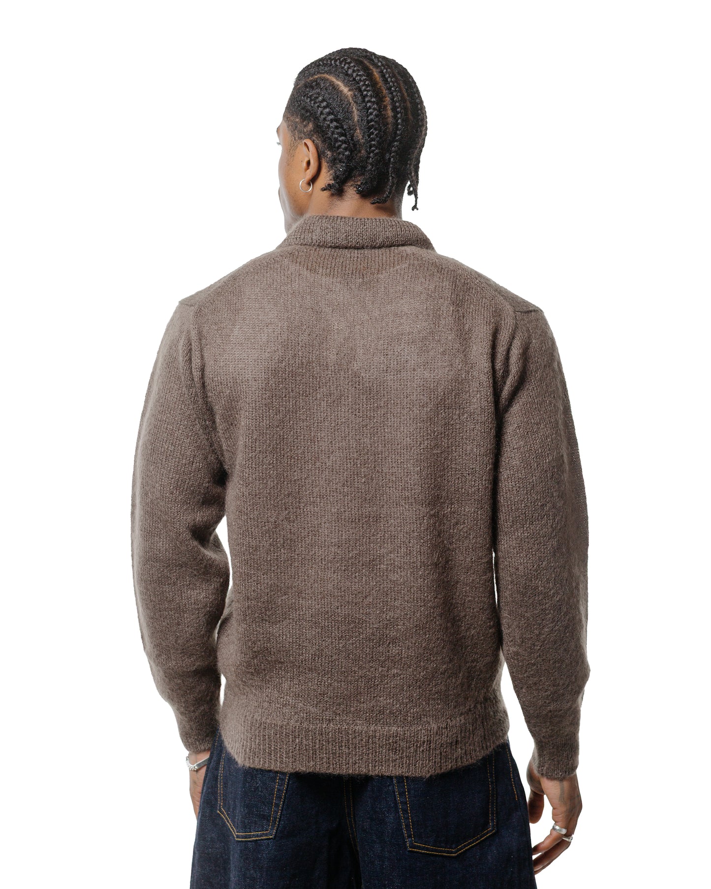 lost & found Batoner Batoner Pure Mohair Polo Olive