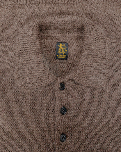 lost & found Batoner Batoner Pure Mohair Polo Olive