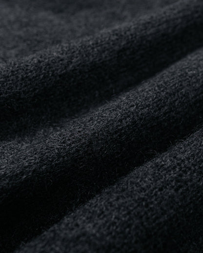 lost & found Batoner Batoner Pure Mohair V Cardigan Black