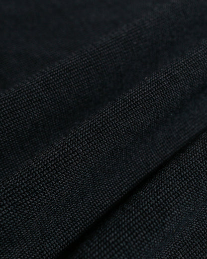 lost & found Batoner Batoner The Sea Island Cotton V Neck Black