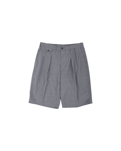 lost & found Beams Plus Beams Plus 2Pleats Shorts Wool Tropical Grey