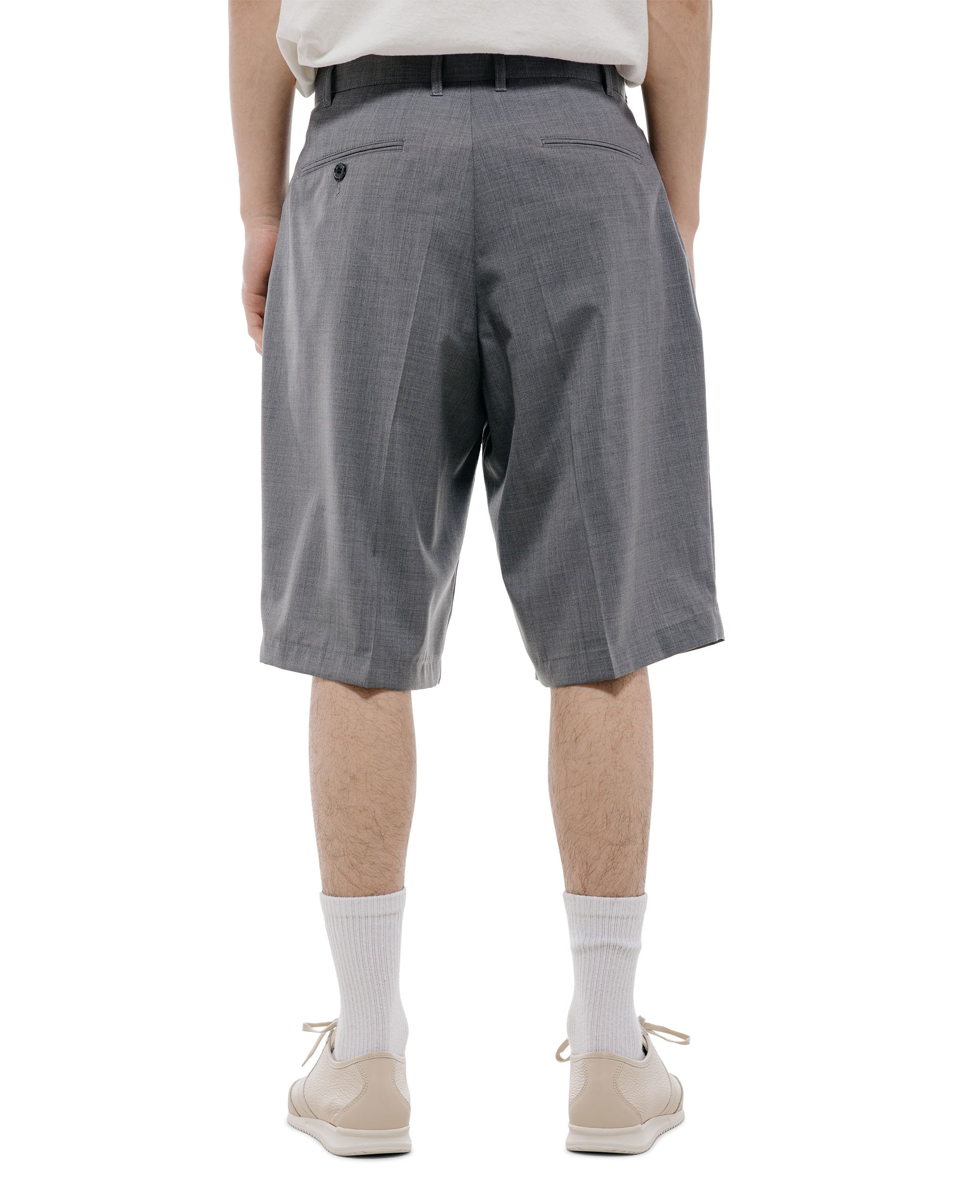 lost & found Beams Plus Beams Plus 2Pleats Shorts Wool Tropical Grey
