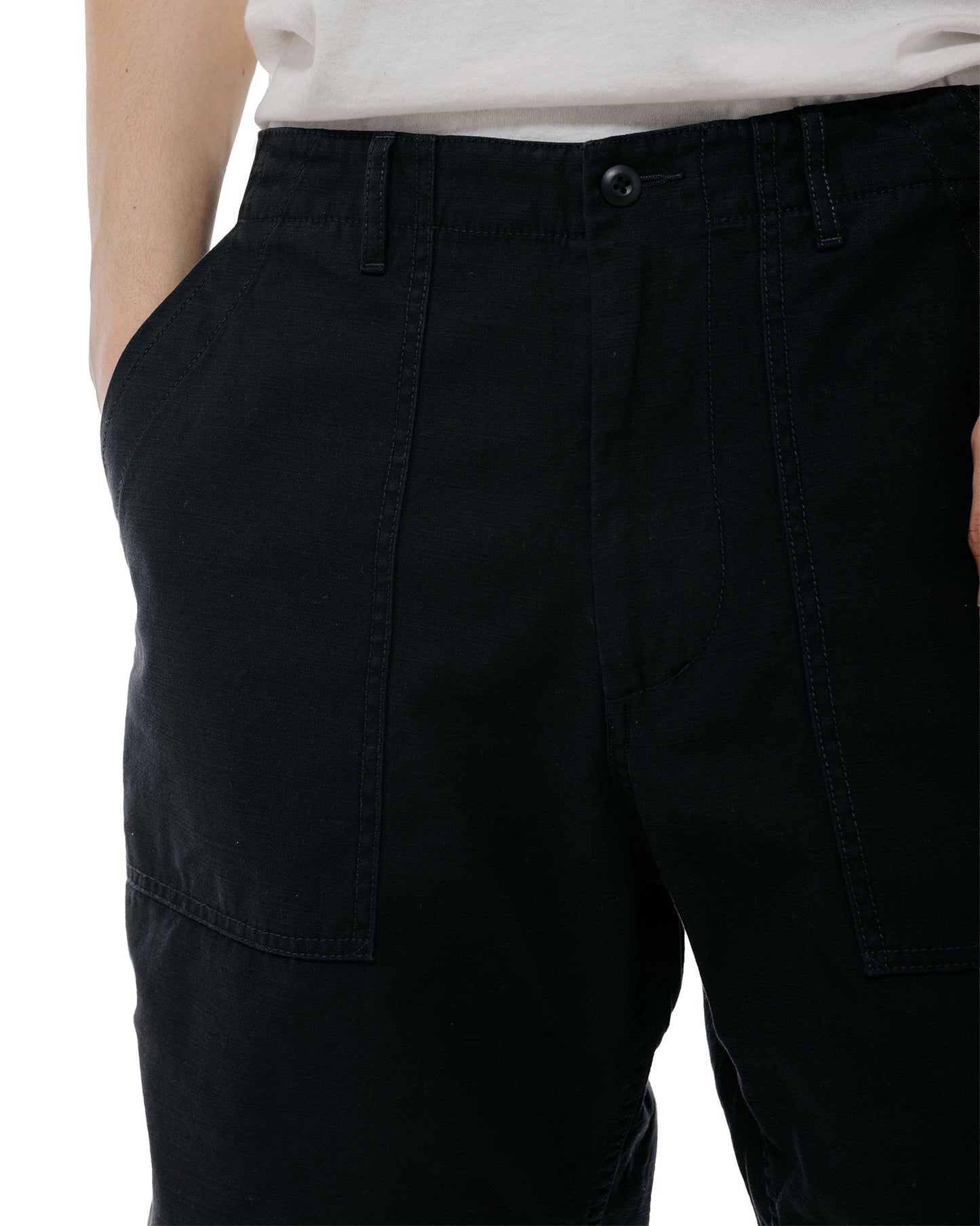 lost & found Beams Plus Beams Plus MIL Utility Shorts Reversed Sateen Black