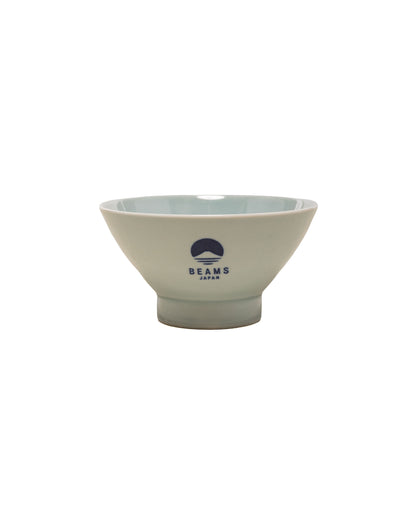 lost & found Beams Japan Beams Japan Hasami Logo Rice Bowl Light Blue
