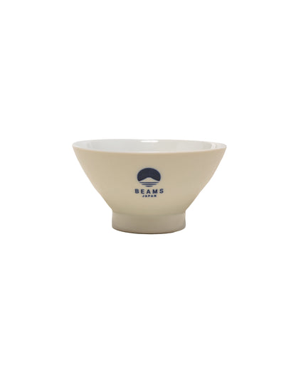 lost & found Beams Japan Beams Japan Hasami Logo Rice Bowl White