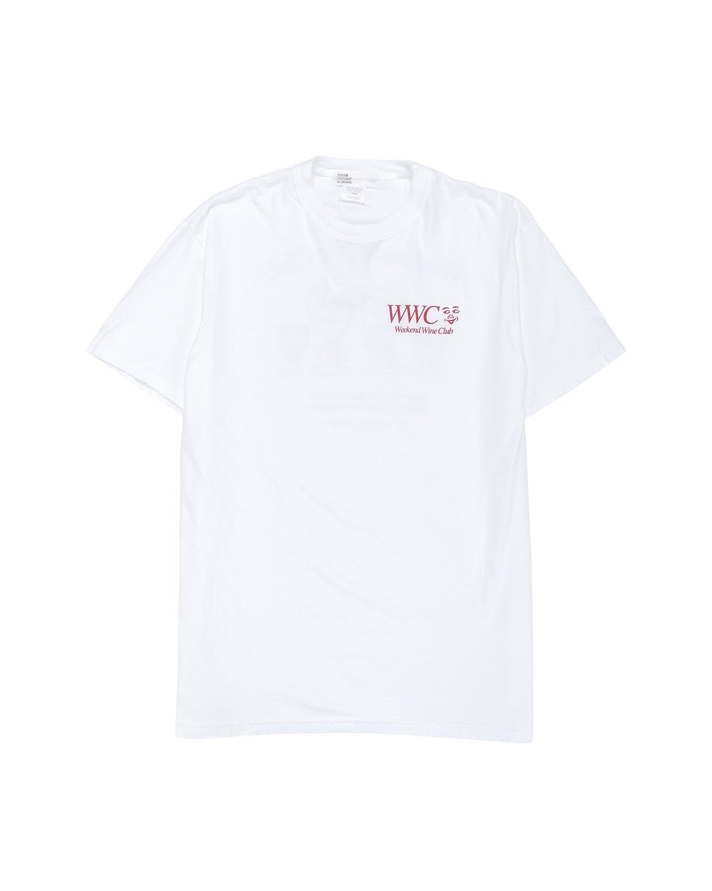 lost & found Beams Japan Beams Japan Hongama 'Weekend Wine Club' T-Shirt White