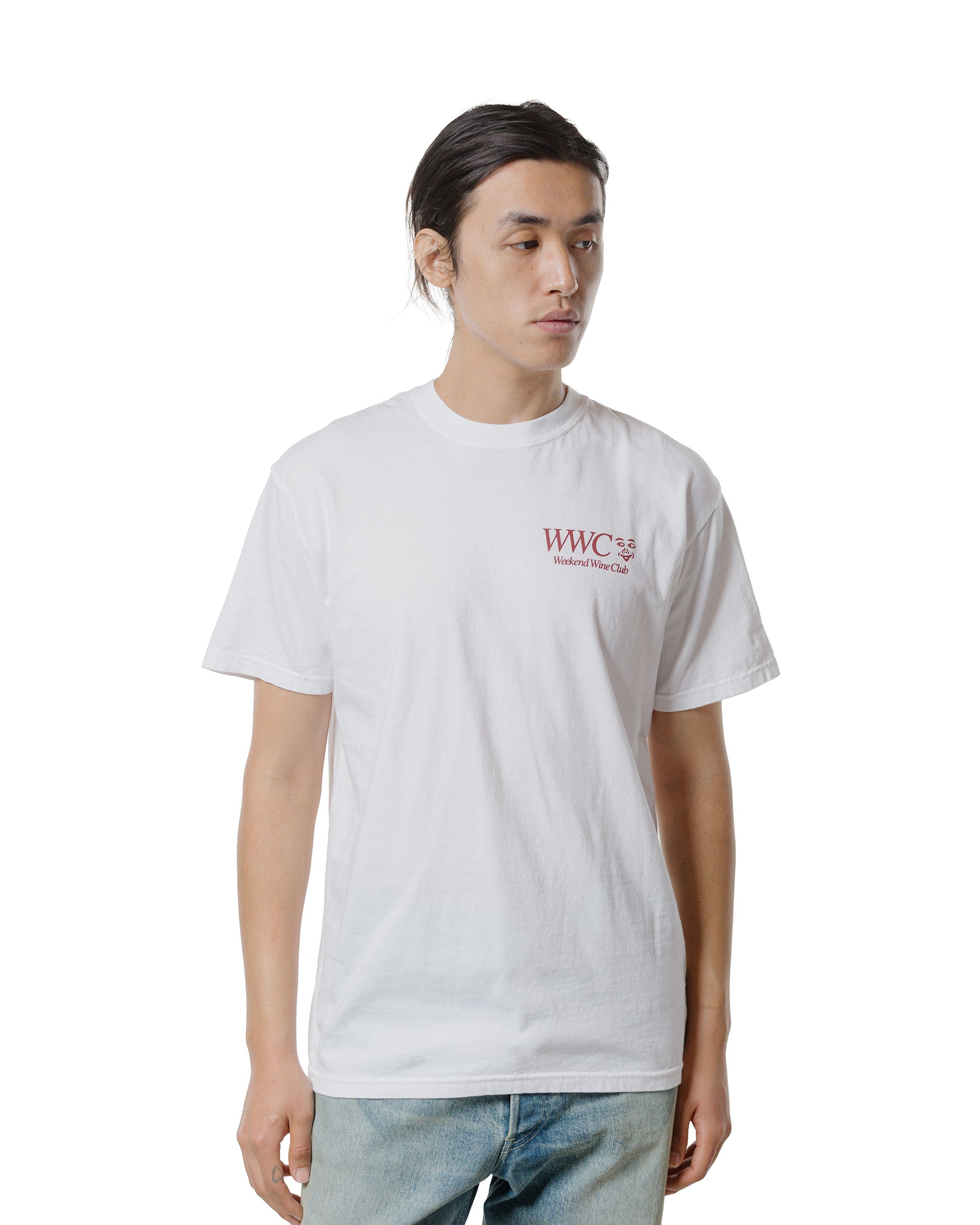 lost & found Beams Japan Beams Japan Hongama 'Weekend Wine Club' T-Shirt White